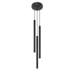 Best MyMobel Sollux Lámpara colgante PASTELO 3P negra