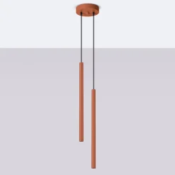 Outlet MyMobel Sollux Lámpara colgante PASTELO 2 rojo ocre N/A
