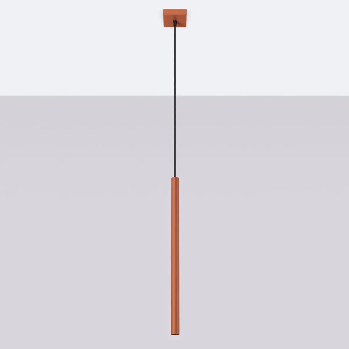 Online MyMobel Sollux Lámpara colgante PASTELO 1 rojo ocre N/A