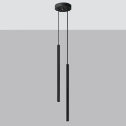 Outlet MyMobel Sollux Lámpara colgante PASTELO 2 negro