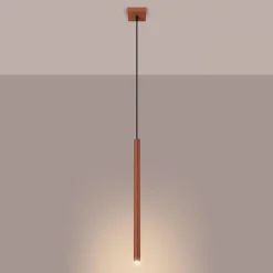 Online MyMobel Sollux Lámpara colgante PASTELO 1 rojo ocre N/A