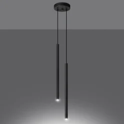 Outlet MyMobel Sollux Lámpara colgante PASTELO 2 negro
