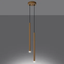 Fashion MyMobel Sollux Lámpara colgante PASTELO 2 oro