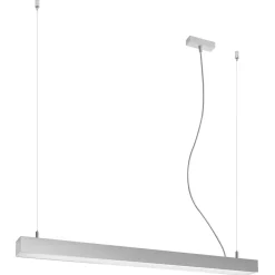 Best MyMobel Sollux Lámpara colgante PINNE 90 gris 4000K