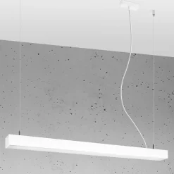 Hot MyMobel Sollux Lámpara colgante PINNE 90 blanca 3000K