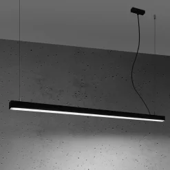 Best MyMobel Sollux Lámpara colgante PINNE 150 negro 4000K