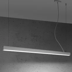 Hot MyMobel Sollux Lámpara colgante PINNE 118 blanco 4000K
