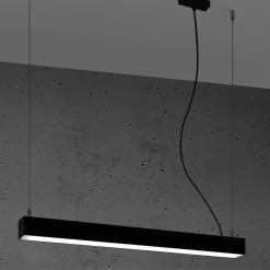 Discount MyMobel Sollux Lámpara colgante PINNE 67 negro 4000K