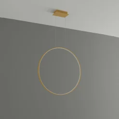Outlet MyMobel Sollux Lámpara colgante RIO 78 LED dorado 3000K 3000K