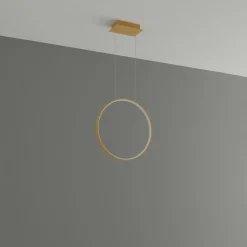 Sale MyMobel Sollux Lámpara colgante RIO 55 LED dorado 3000K 3000K