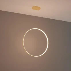 Outlet MyMobel Sollux Lámpara colgante RIO 78 LED dorado 3000K 3000K
