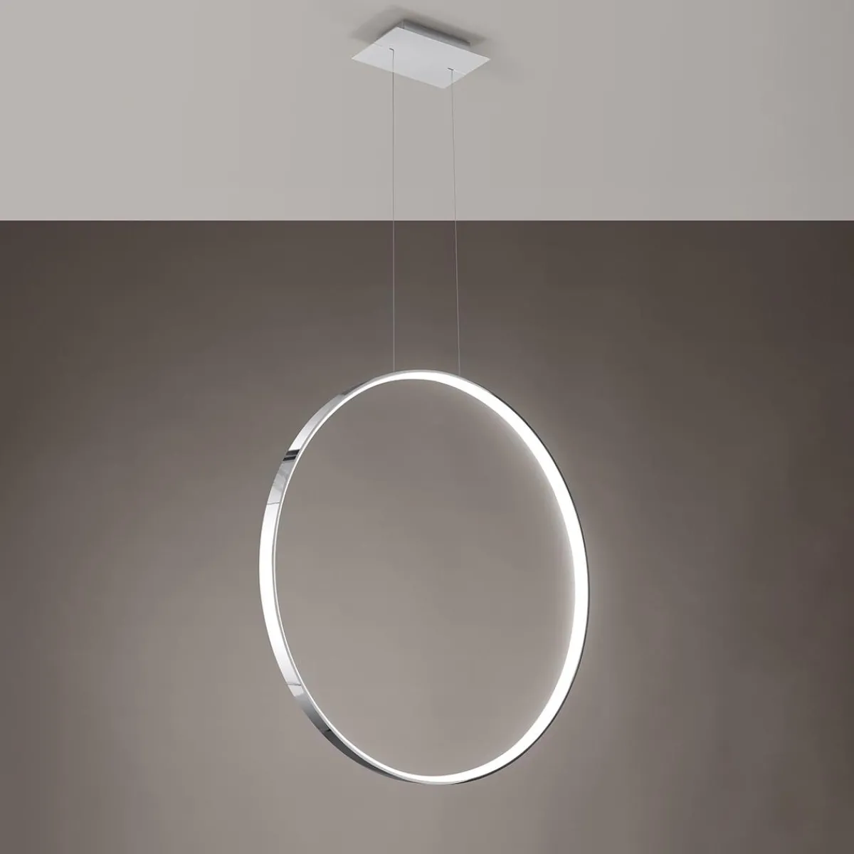 Clearance MyMobel Sollux Lámpara colgante RIO 78 cromo LED 4000K 4000K