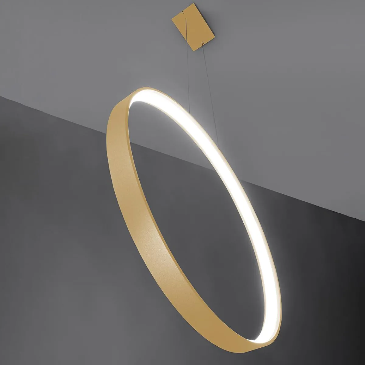 New MyMobel Sollux Lámpara colgante RIO 110 golden LED 4000K 4000K