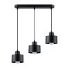 Clearance MyMobel Sollux Lámpara colgante SAVAR 3 negra