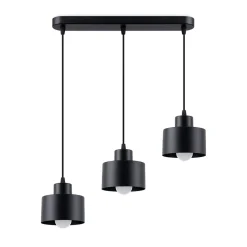 Clearance MyMobel Sollux Lámpara colgante SAVAR 3 negra