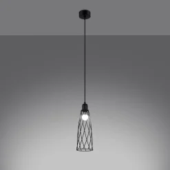 Clearance MyMobel Sollux Lámpara colgante SUBA 1 negra