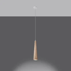 Outlet MyMobel Sollux Lámpara colgante SULA 1 madera natural