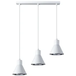 Outlet MyMobel Sollux Lámpara colgante TALEJA 3 blanca [ES111]
