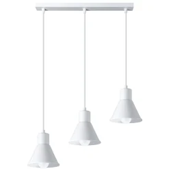 Clearance MyMobel Sollux Lámpara colgante TALEJA 3 blanca [E27]