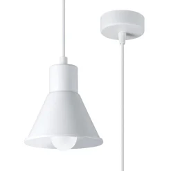 Discount MyMobel Sollux Lámpara colgante TALEJA 1 blanca [E27]