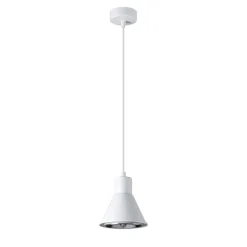 Discount MyMobel Sollux Lámpara colgante TALEJA 1 blanca [ES111]