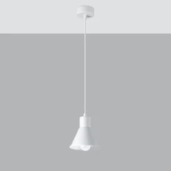 Discount MyMobel Sollux Lámpara colgante TALEJA 1 blanca [E27]