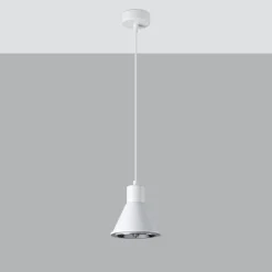 Discount MyMobel Sollux Lámpara colgante TALEJA 1 blanca [ES111]