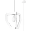 Outlet MyMobel Sollux Lámpara colgante TRES blanca