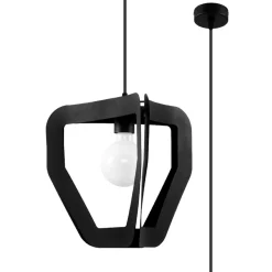 Fashion MyMobel Sollux Lámpara colgante TRES negro
