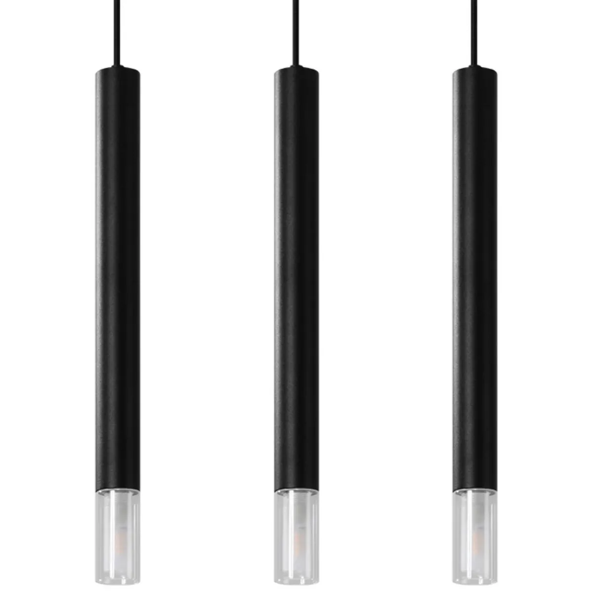 Sale MyMobel Sollux Lámpara colgante WEZYR 3 negra