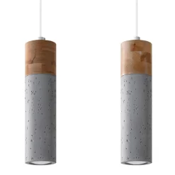Clearance MyMobel Sollux Lámpara colgante ZANE 2 gris