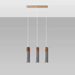 Clearance MyMobel Sollux Lámpara colgante ZANE 3 gris