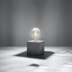 Hot MyMobel Sollux Lámpara de mesa ARIZ hormigón