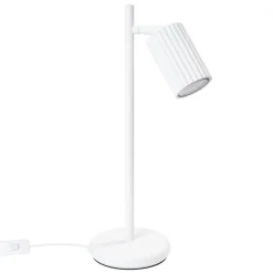 Hot MyMobel Sollux Lámpara de mesa KARBON blanca N/A