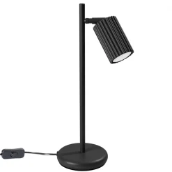 Online MyMobel Sollux Lámpara de mesa KARBON negra N/A