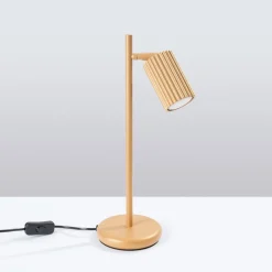 Fashion MyMobel Sollux Lámpara de mesa KARBON oro N/A