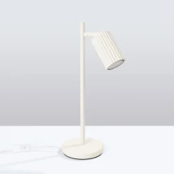 Hot MyMobel Sollux Lámpara de mesa KARBON beige N/A