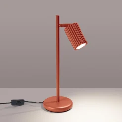 New MyMobel Sollux Lámpara de mesa KARBON rojo ocre N/A