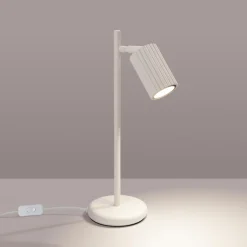 Hot MyMobel Sollux Lámpara de mesa KARBON beige N/A