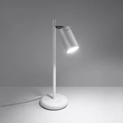 Clearance MyMobel Sollux Lámpara de mesa RING blanca
