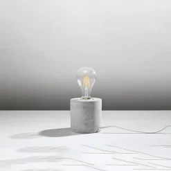 Best MyMobel Sollux Lámpara de mesa SALGADO hormigón