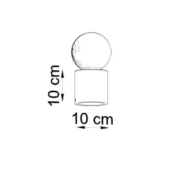 Best MyMobel Sollux Lámpara de mesa SALGADO hormigón