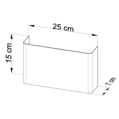 Online MyMobel Sollux Lámpara de pared COPERTURA