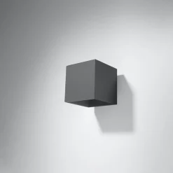 Online MyMobel Sollux Lámpara de pared QUAD 1 antracita