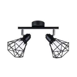 Online MyMobel Sollux Lámpara de techo ARTEMIS 2 negro
