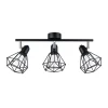 Online MyMobel Sollux Lámpara de techo ARTEMIS 3 negro