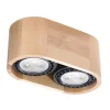 Discount MyMobel Sollux Lámpara de techo BASIC 2 madera natural