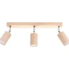 Best MyMobel Sollux Lámpara de techo BERG 3 madera natural