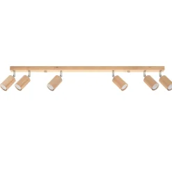 Sale MyMobel Sollux Lámpara de techo BERG 6 madera natural