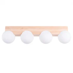 Sale MyMobel Sollux Lámpara de techo BULBO 4 madera natural No aplicable